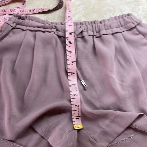 Lulus Jest Summer Mauve Drawstring Shorts Summer Elastic Waist Pockets Size S - Picture 10 of 12
